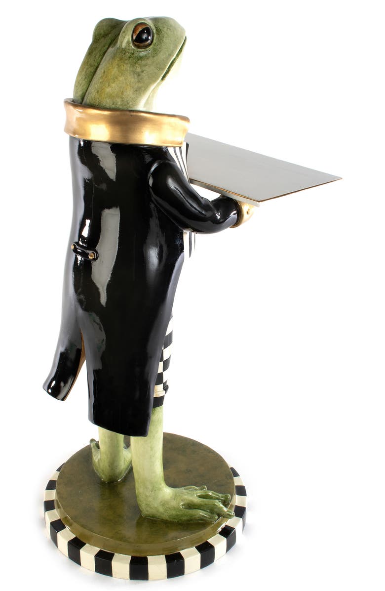 MACKENZIE CHILDS Fergal The Frog Butler Figurine, Alternate, color, Multi