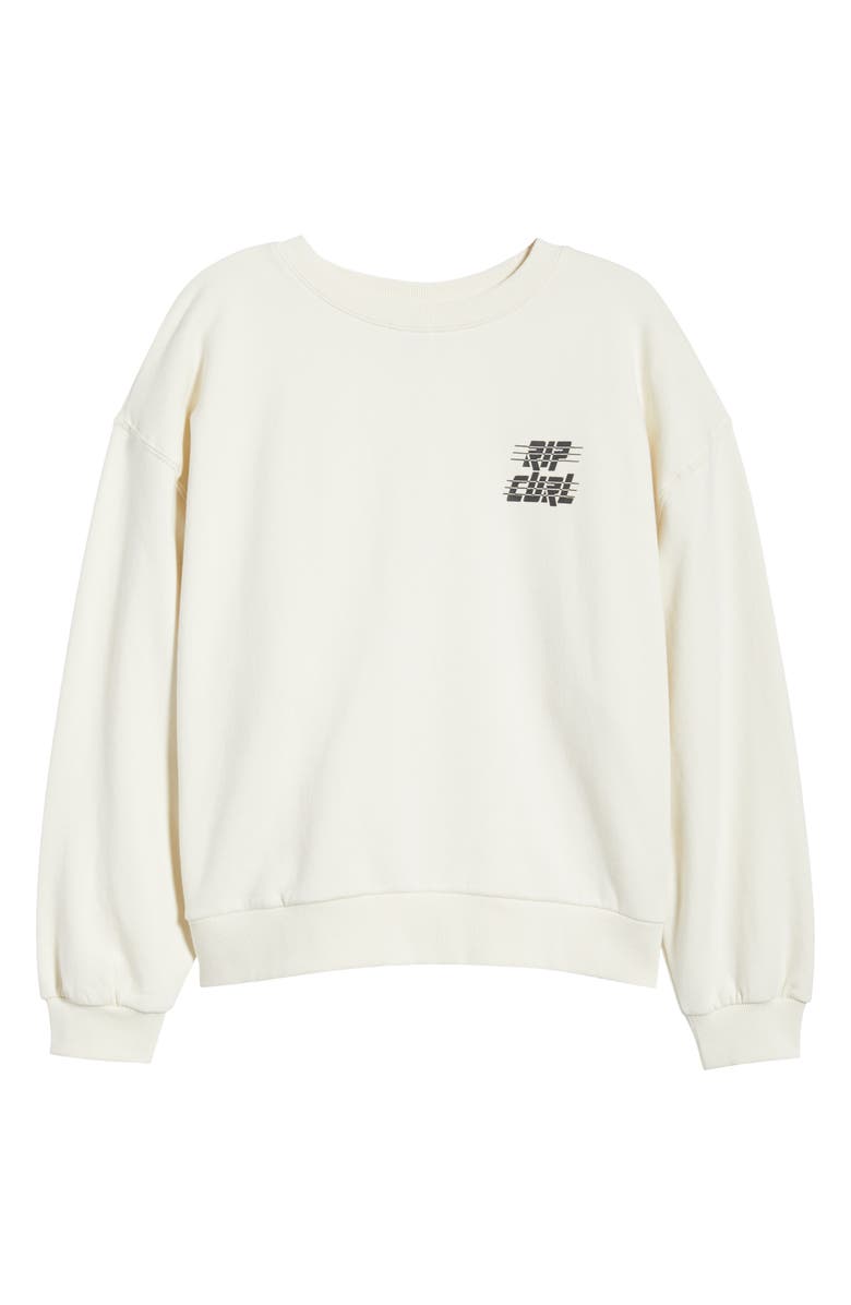 Rip Curl Sports Department Crewneck Sweatshirt, Alternate, color, Bone