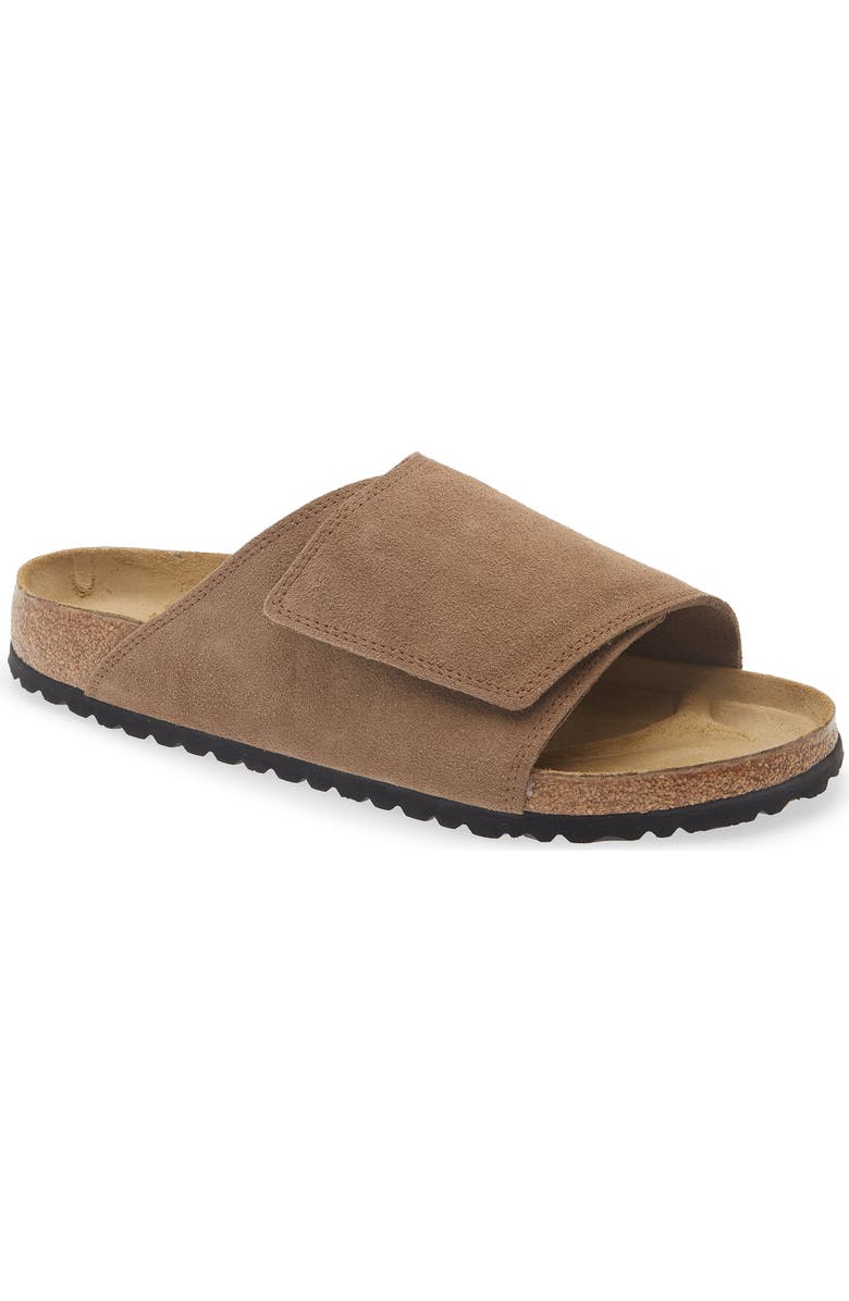 Birkenstock Solana Slide Sandal, Main, color, Dark Tea