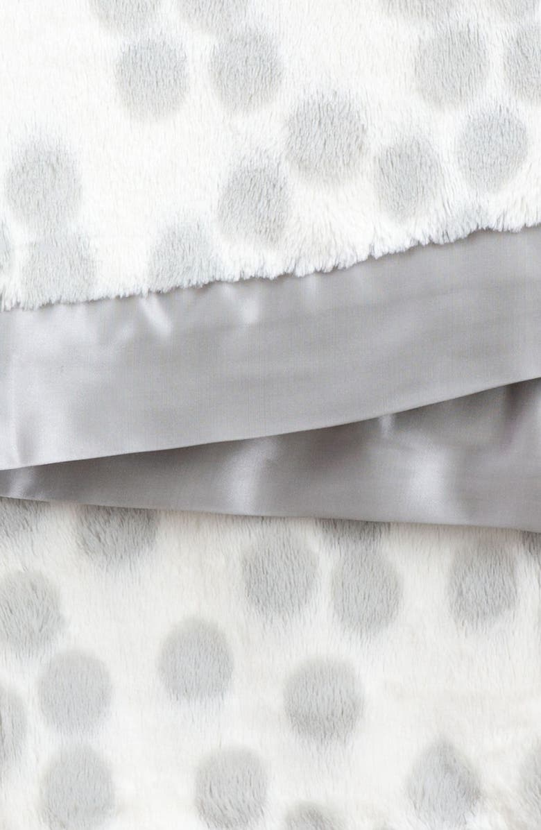 Little Giraffe Confetti Satin Trim Blanket, Alternate, color, 