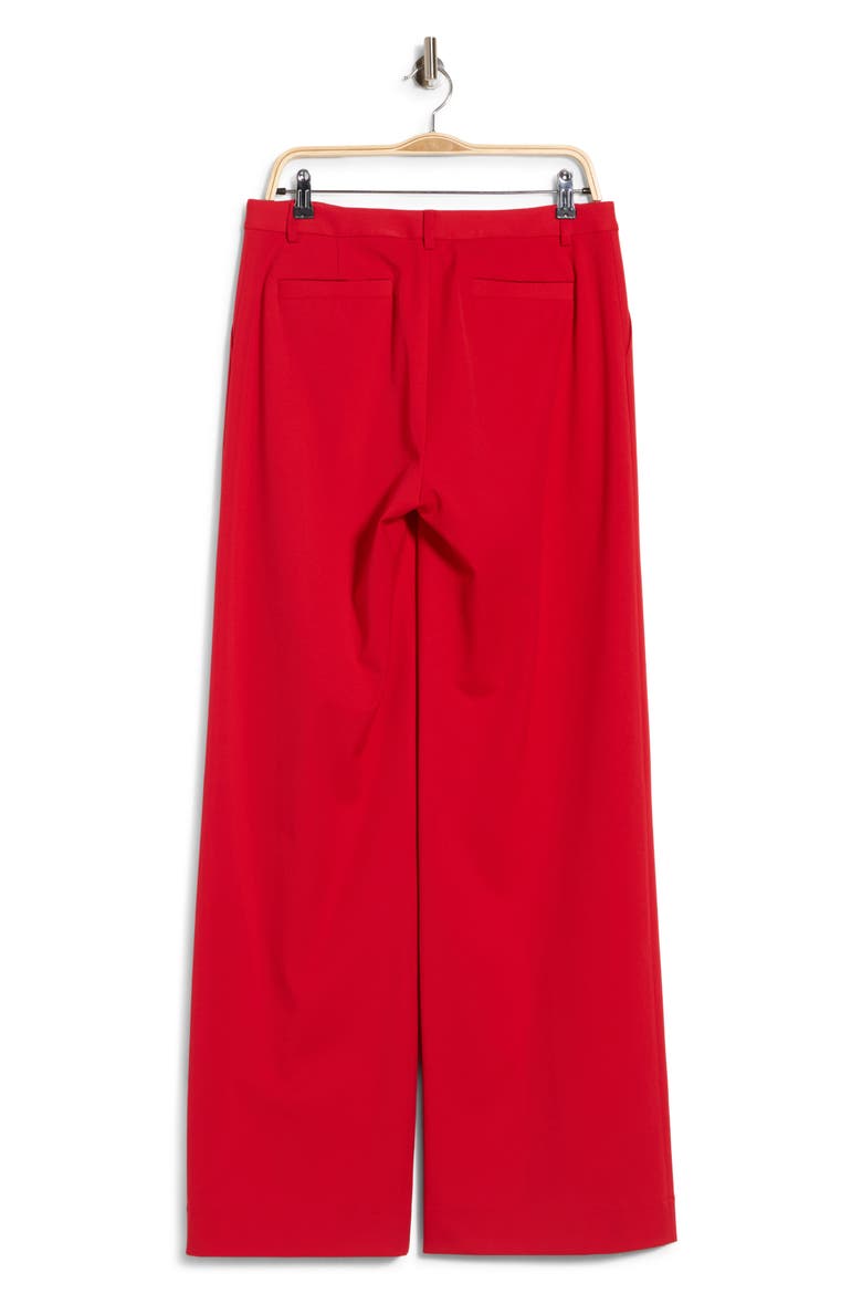 Livvy Straight Leg Trousers, Alternate, color, SCARLET RED