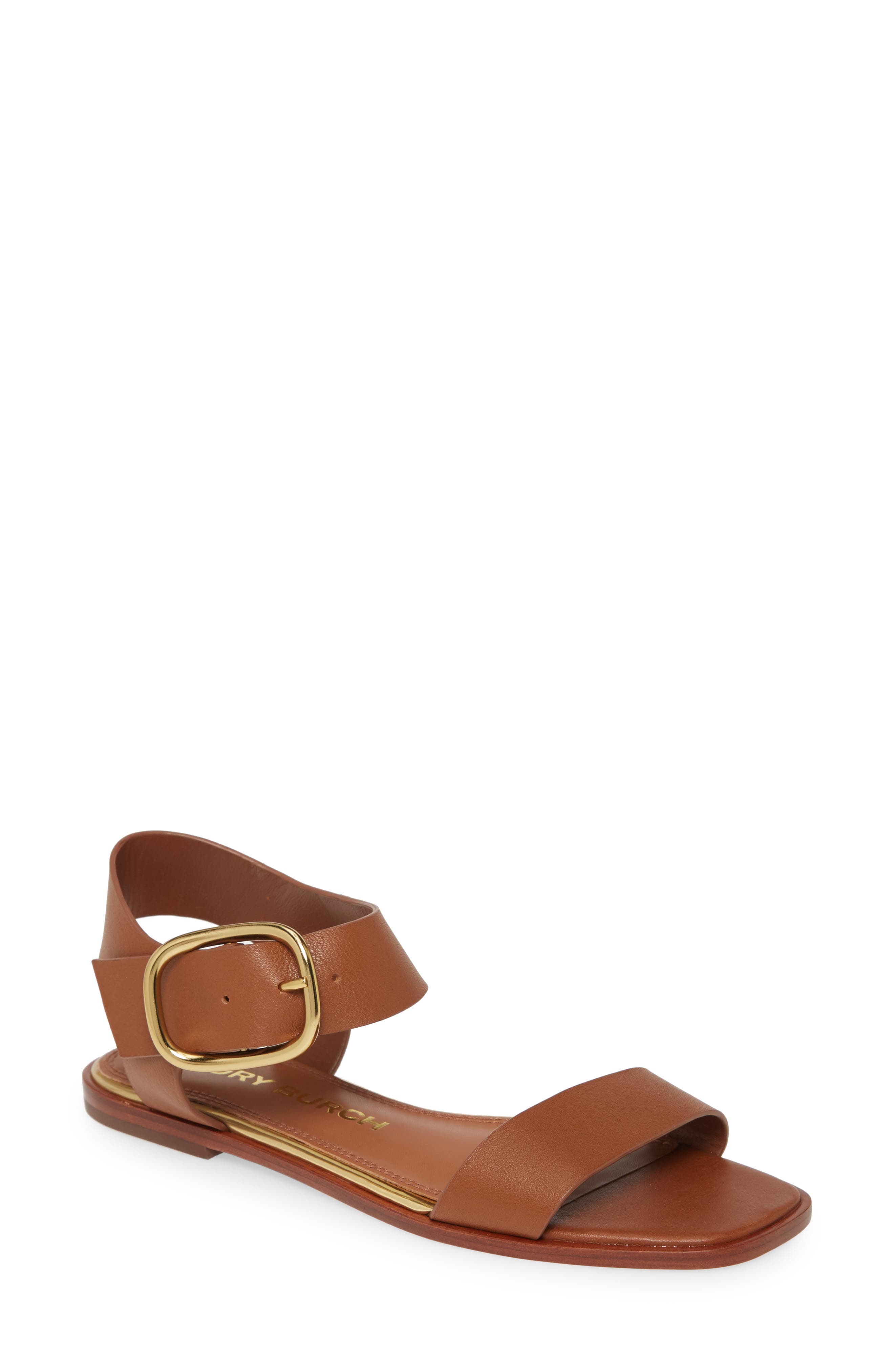 Tory Burch Selby Flat Sandal, Main, color, 