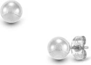 Frankie & Zoe 6mm High Polish Ball Stud Earrings