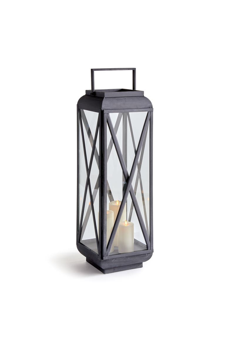Terrazza Outdoor Lantern Large, Main, color, Gray