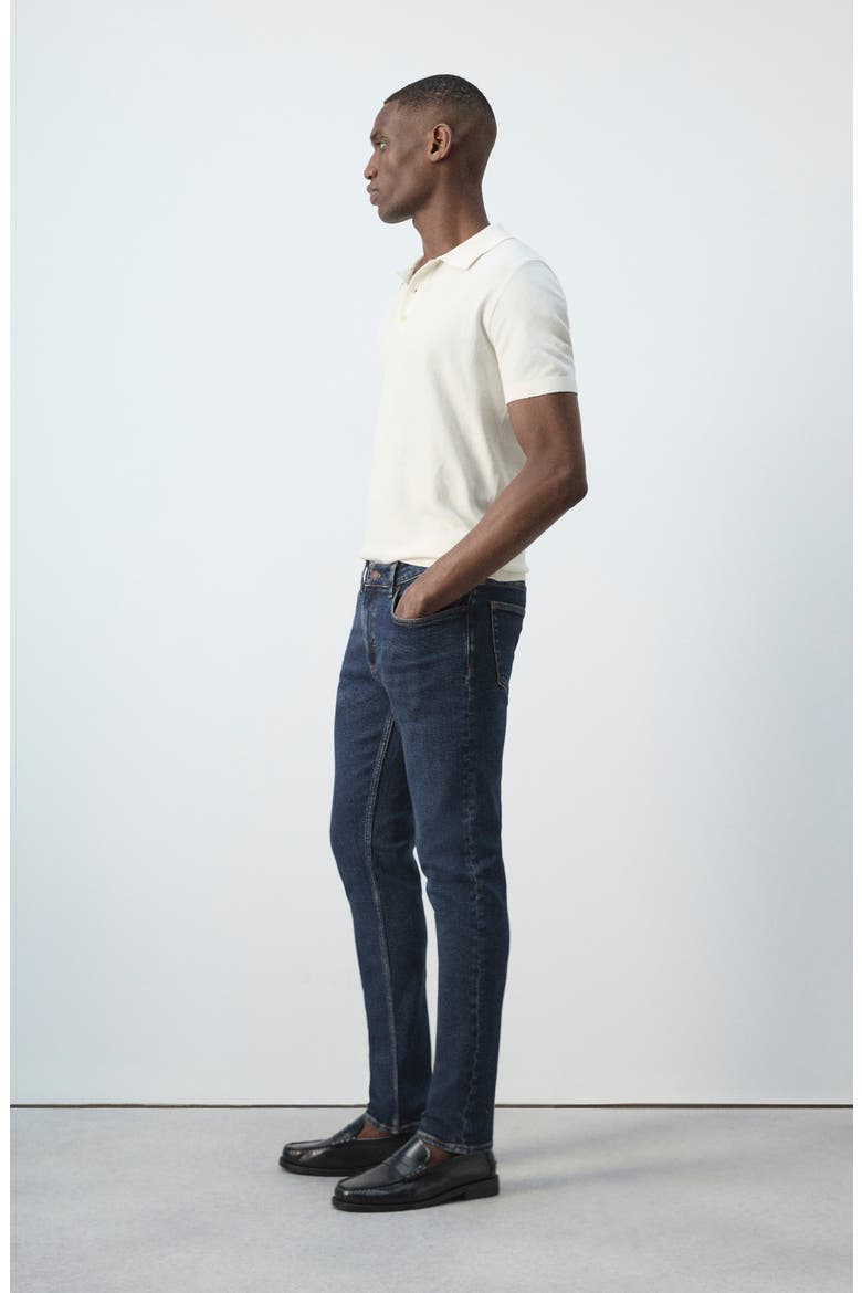 Jan Slim Fit Jeans, Alternate, color, DARK BLUE