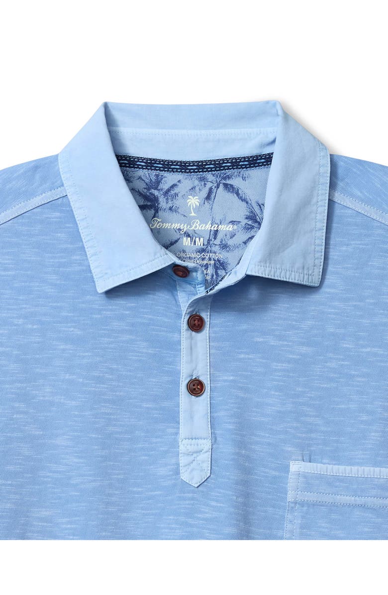 Tommy Bahama Condesa Canyon Organic Cotton Polo Shirt, Alternate, color, Dusty Lupine