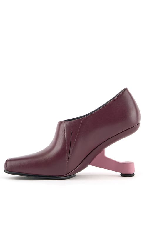 United Nude Eamz Dana Pumps In Burgundy