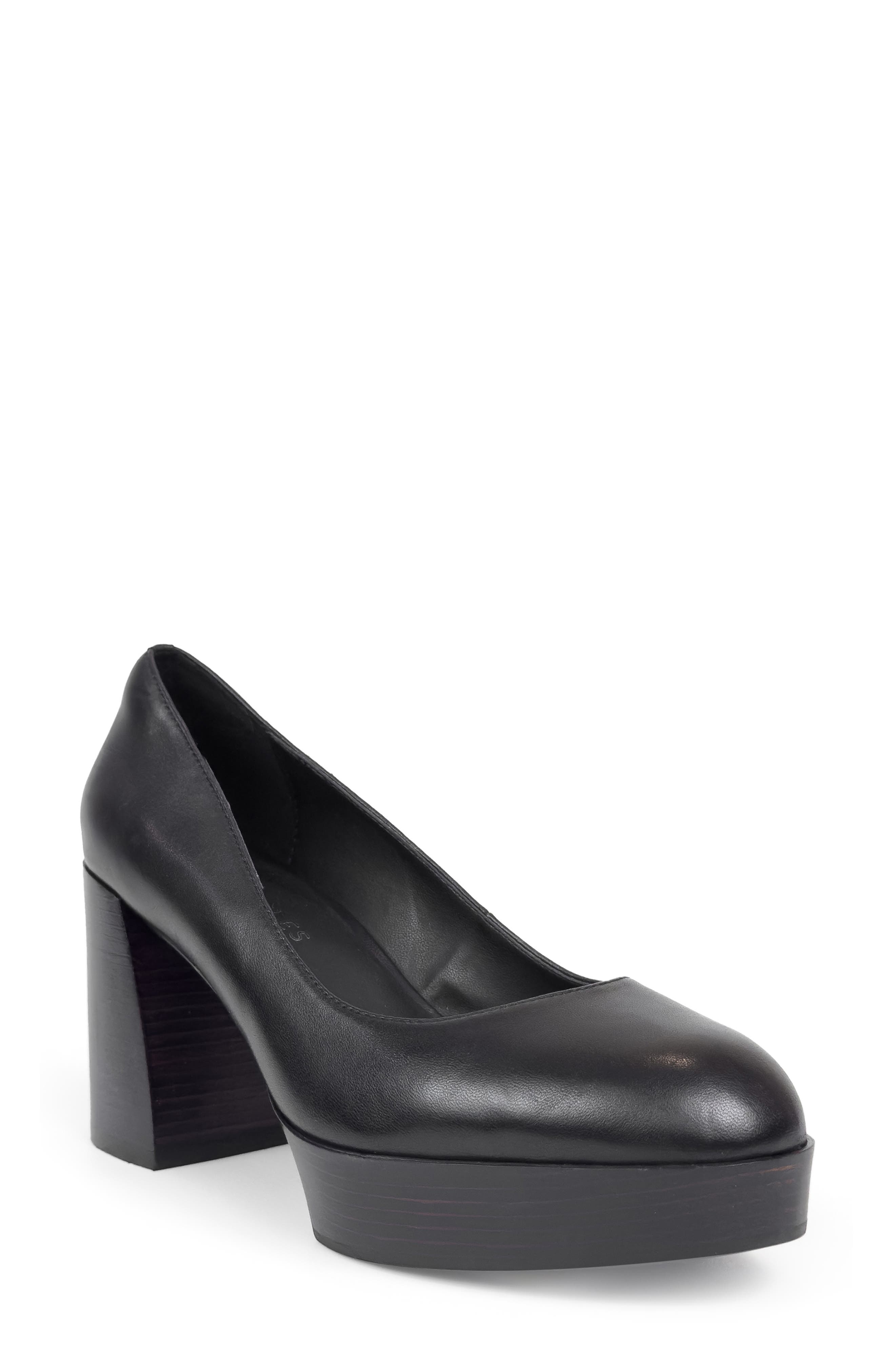 Aerosoles Zarina Platform Pump, Main, color, Black Leather