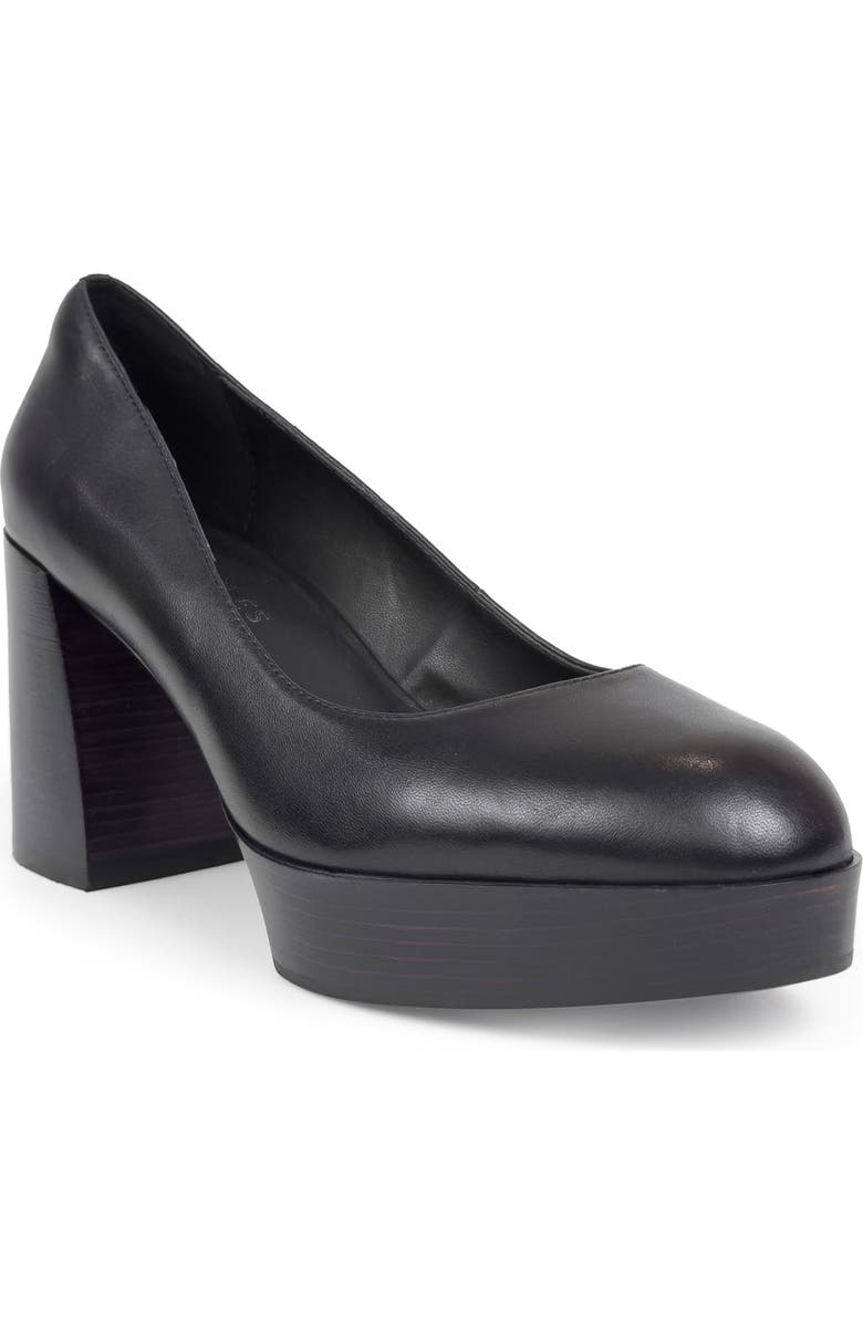 Aerosoles Zarina Platform Pump, Main, color, Black Leather