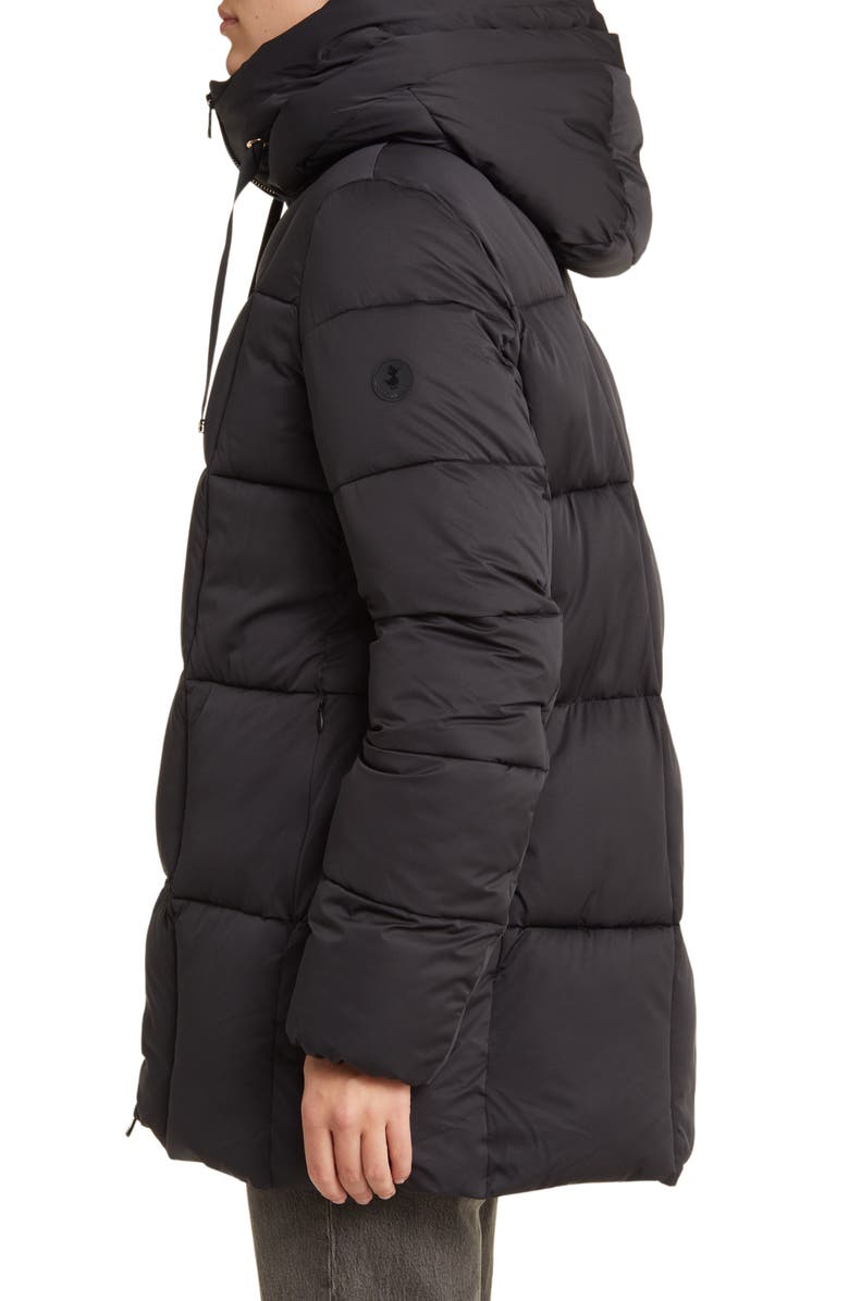 Save The Duck Alena Hooded Puffer Coat, Alternate, color, 