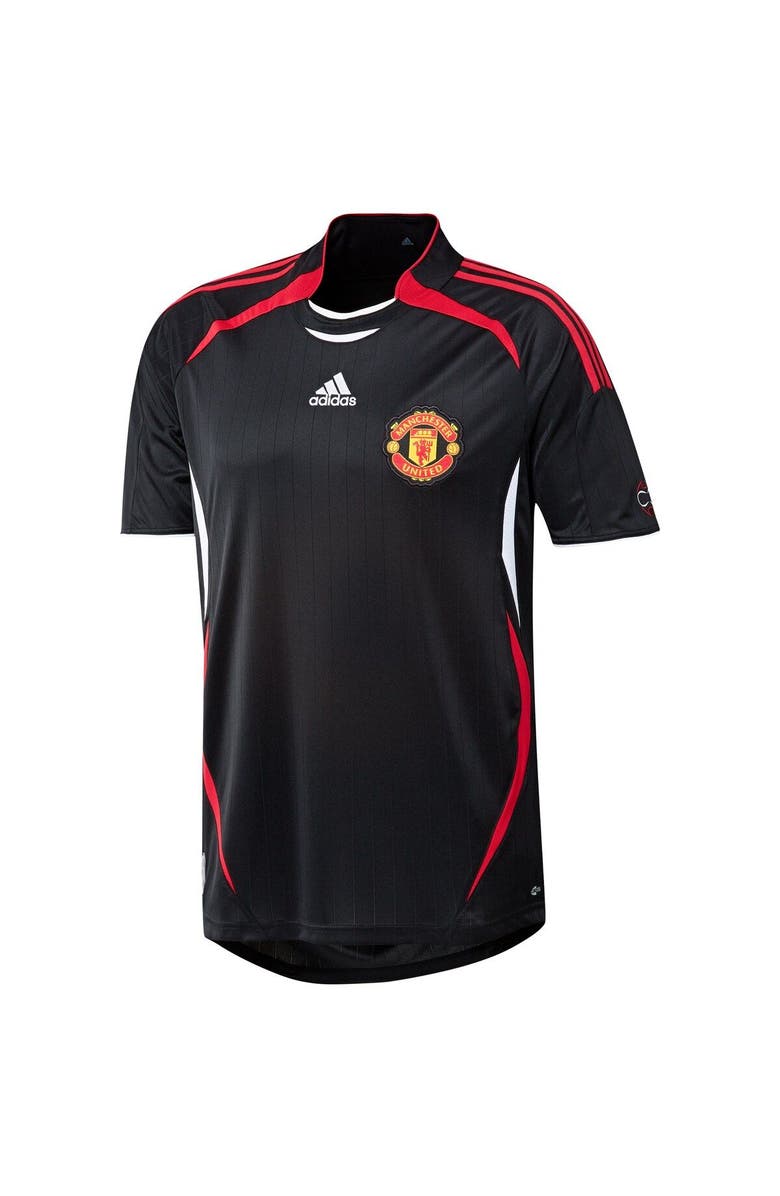adidas Men's adidas Black Manchester United Teamgeist Jersey, Alternate, color,