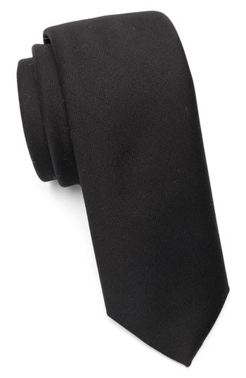 Hugo Boss Hugo Virgin Wool Tie In Black