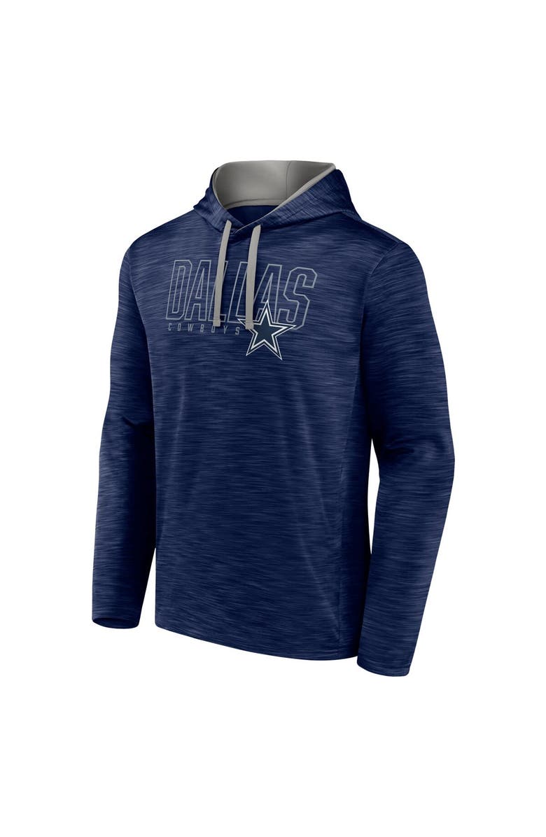 FANATICS Men's Fanatics Branded Heather Navy Dallas Cowboys Hook and Ladder Pullover Hoodie, Alternate, color, 
