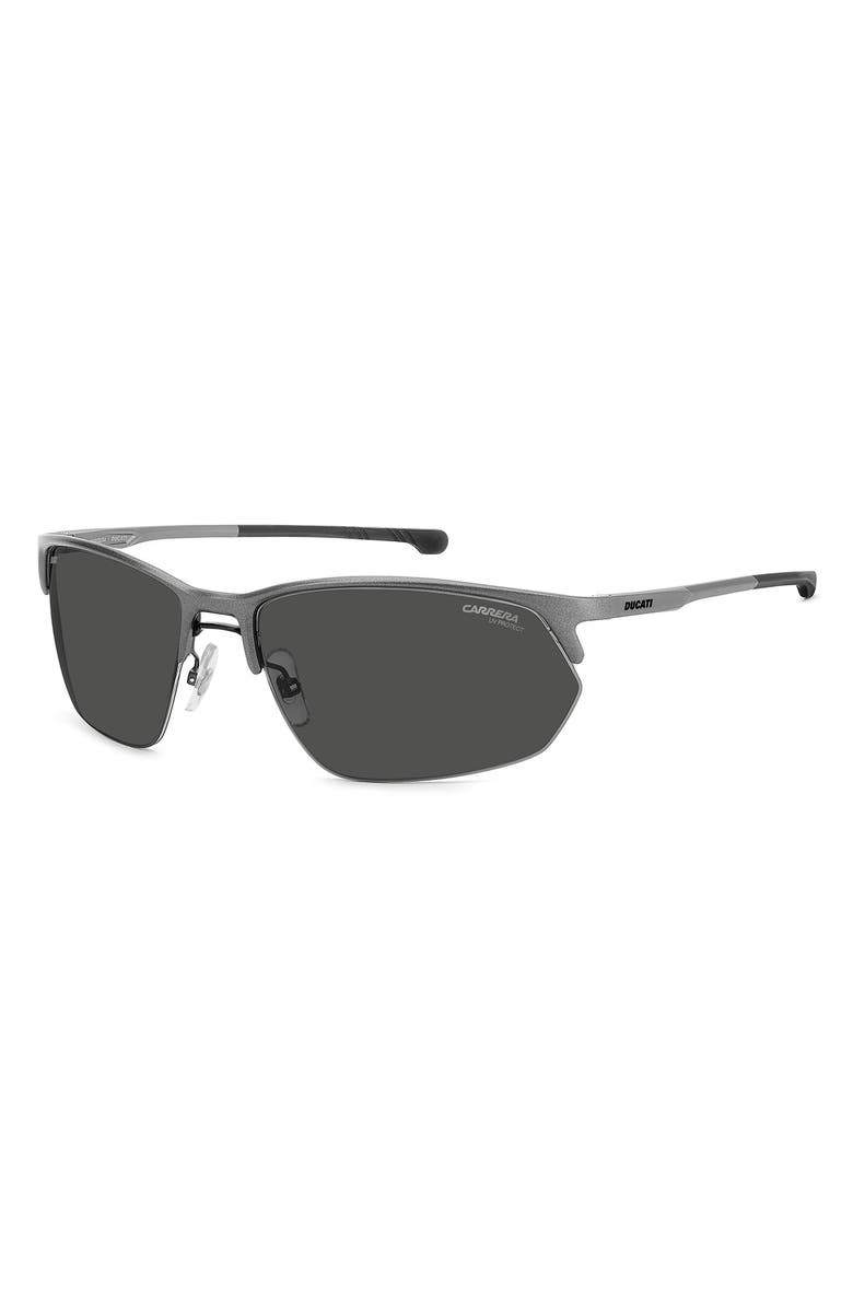 Carrera Eyewear 65mm Oversize Rectangular Sunglasses, Alternate, color, 