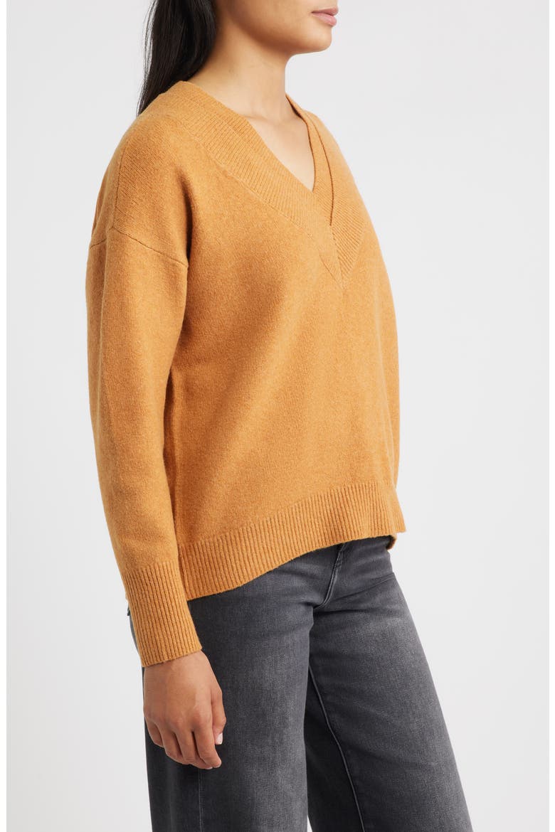 Cite' Long Sleeve Sweater, Alternate, color, COGNAC