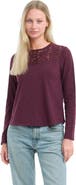 WILT Clothing Lace Yoke Henley Tee