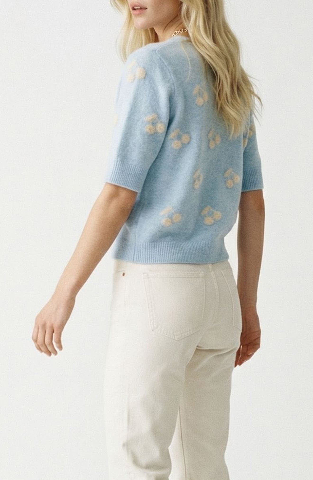 Offy Intarsia Cardigan - image 4