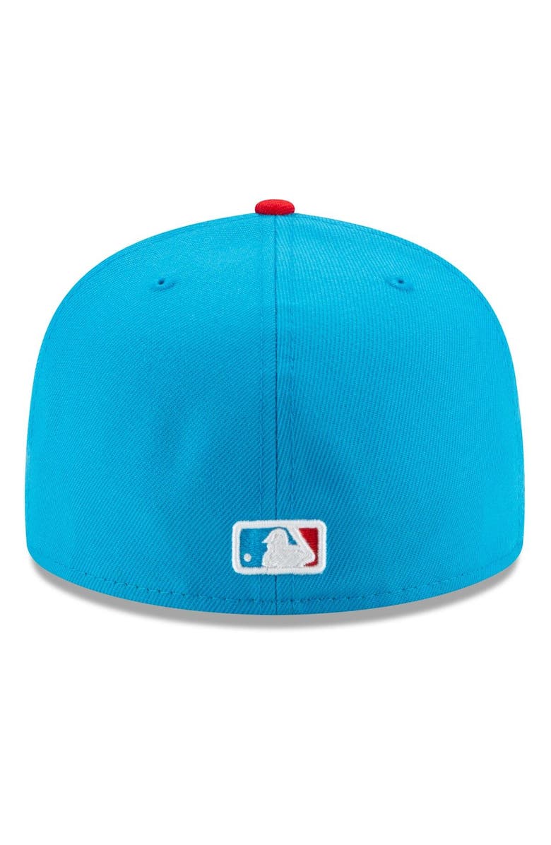 New Era Men's New Era Blue/Red Miami Marlins 2021 City Connect 59FIFTY Fitted Hat, Alternate, color, Blue