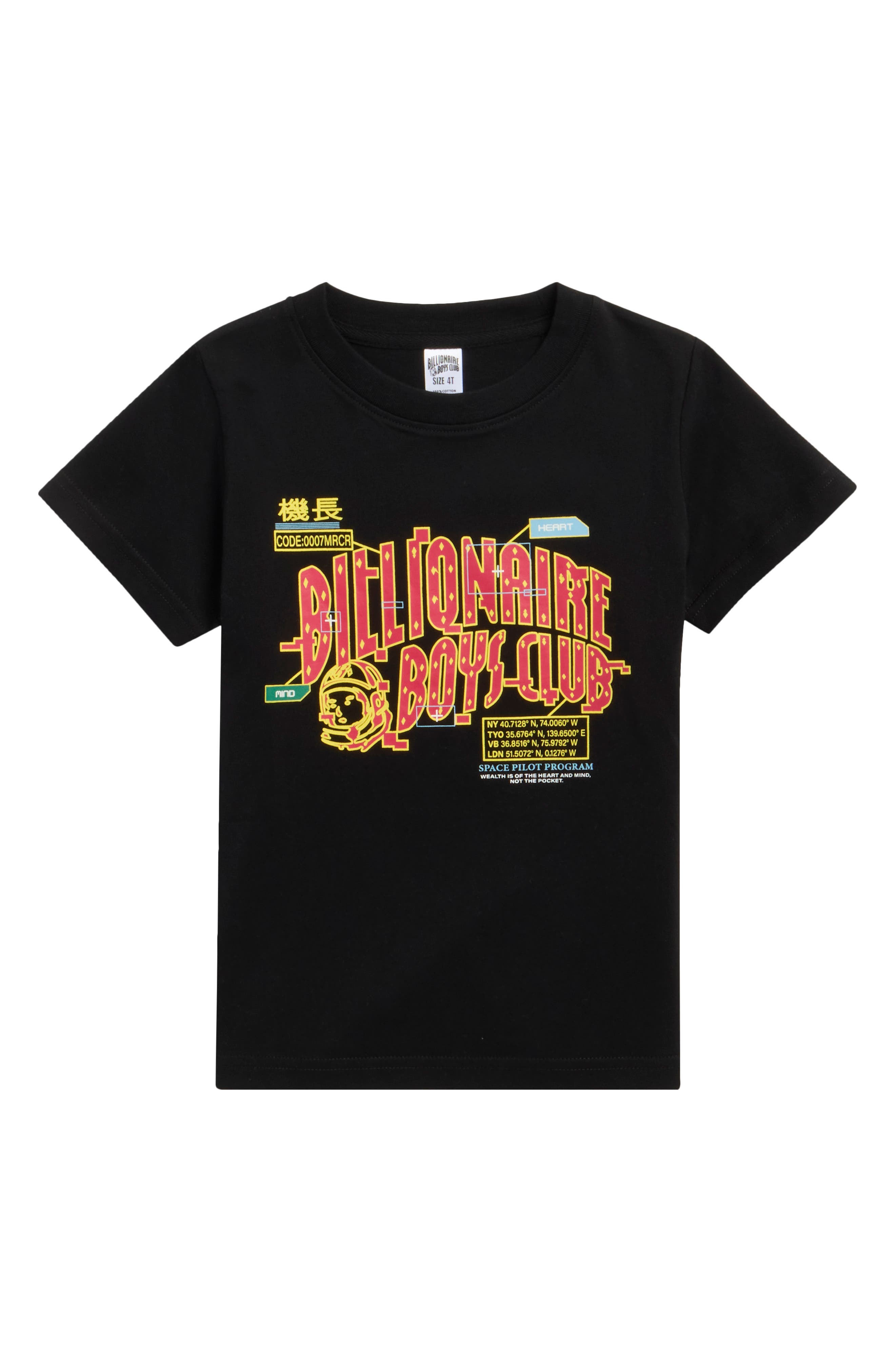 Billionaire Boys Club Kids' System Cotton Graphic T-Shirt