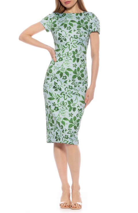 Crysta Stretch Sheath Dress