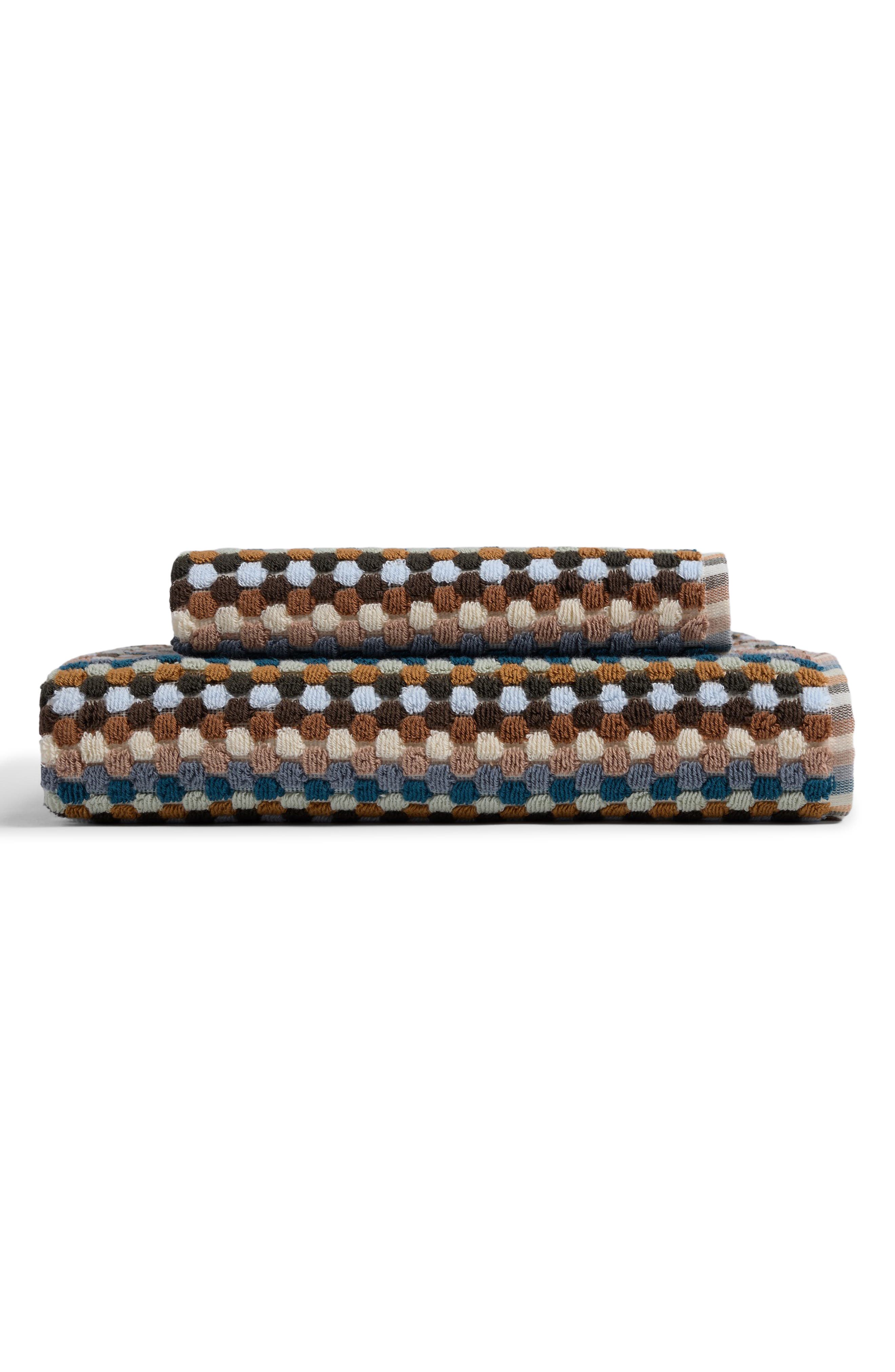 BROWN/ BLUE MULTI