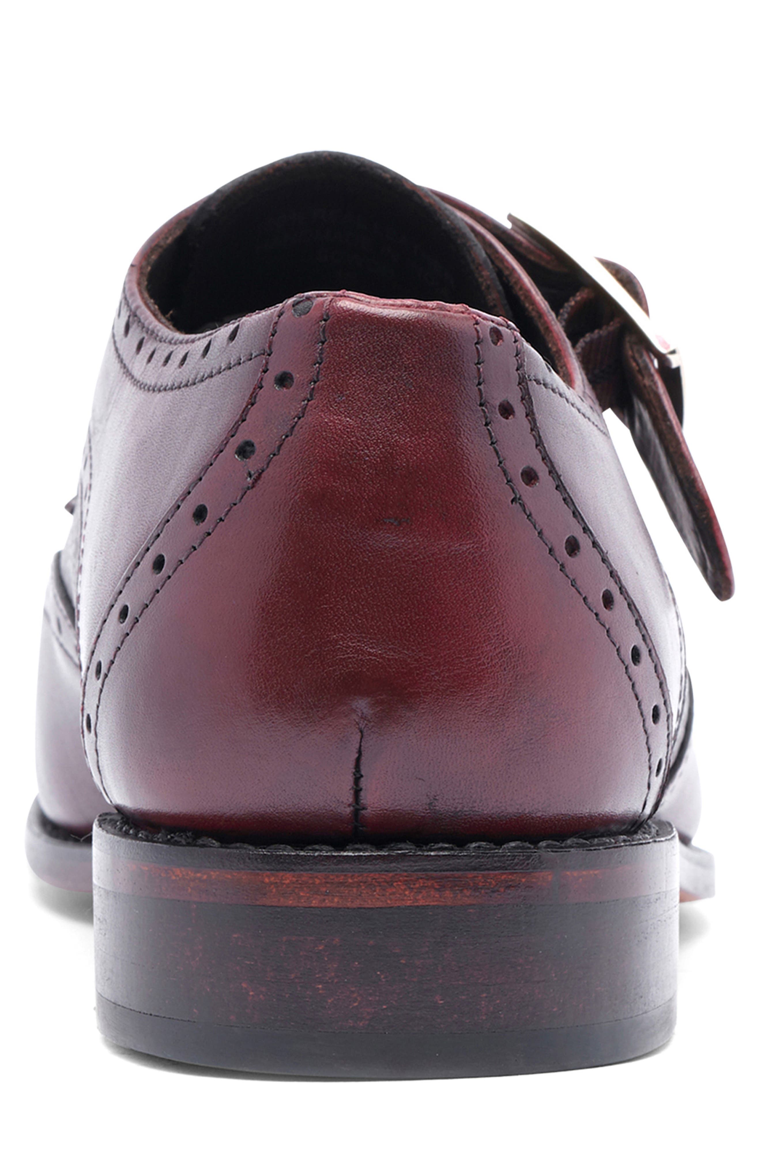 Anthony Veer Roosevelt II Single Monk Shoe, Alternate, color, Oxblood