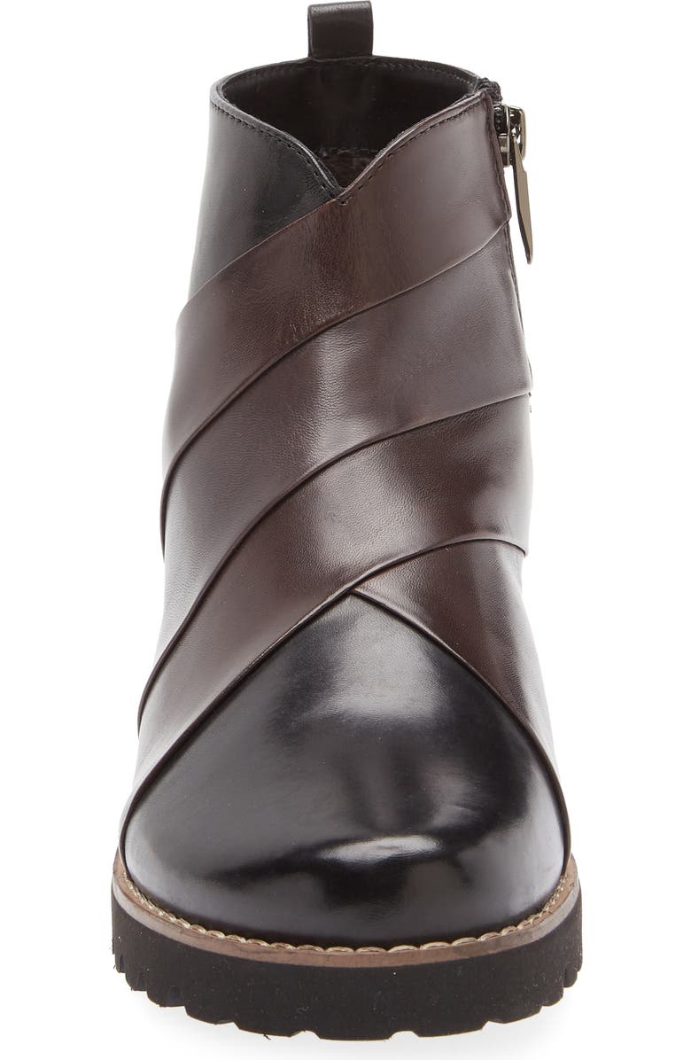 Regarde Le Ciel Layla Lug Sole Bootie, Alternate, color, Black/ Muddy