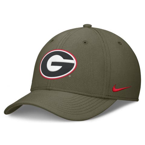 Men's Nike  Olive Georgia Bulldogs Primetime SwooshFlex Dri-FIT Hat