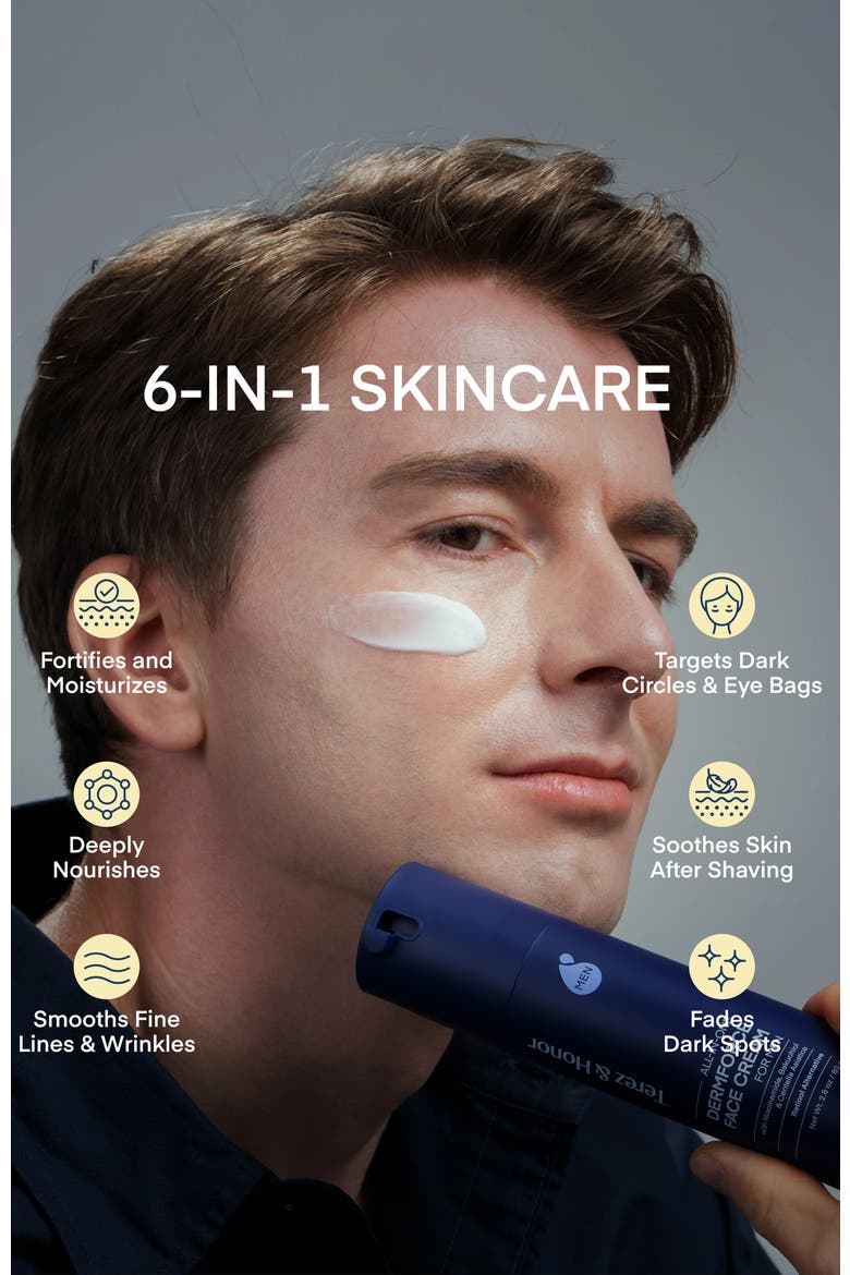 Dermforce Face Cream For Men, Alternate, color, Blue