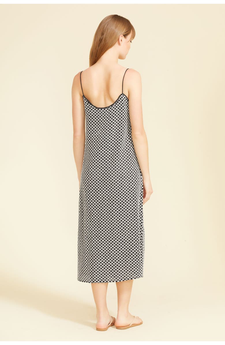 SITANO Figo Crochet Tank Dress, Alternate, color, Black/Cream Crochet