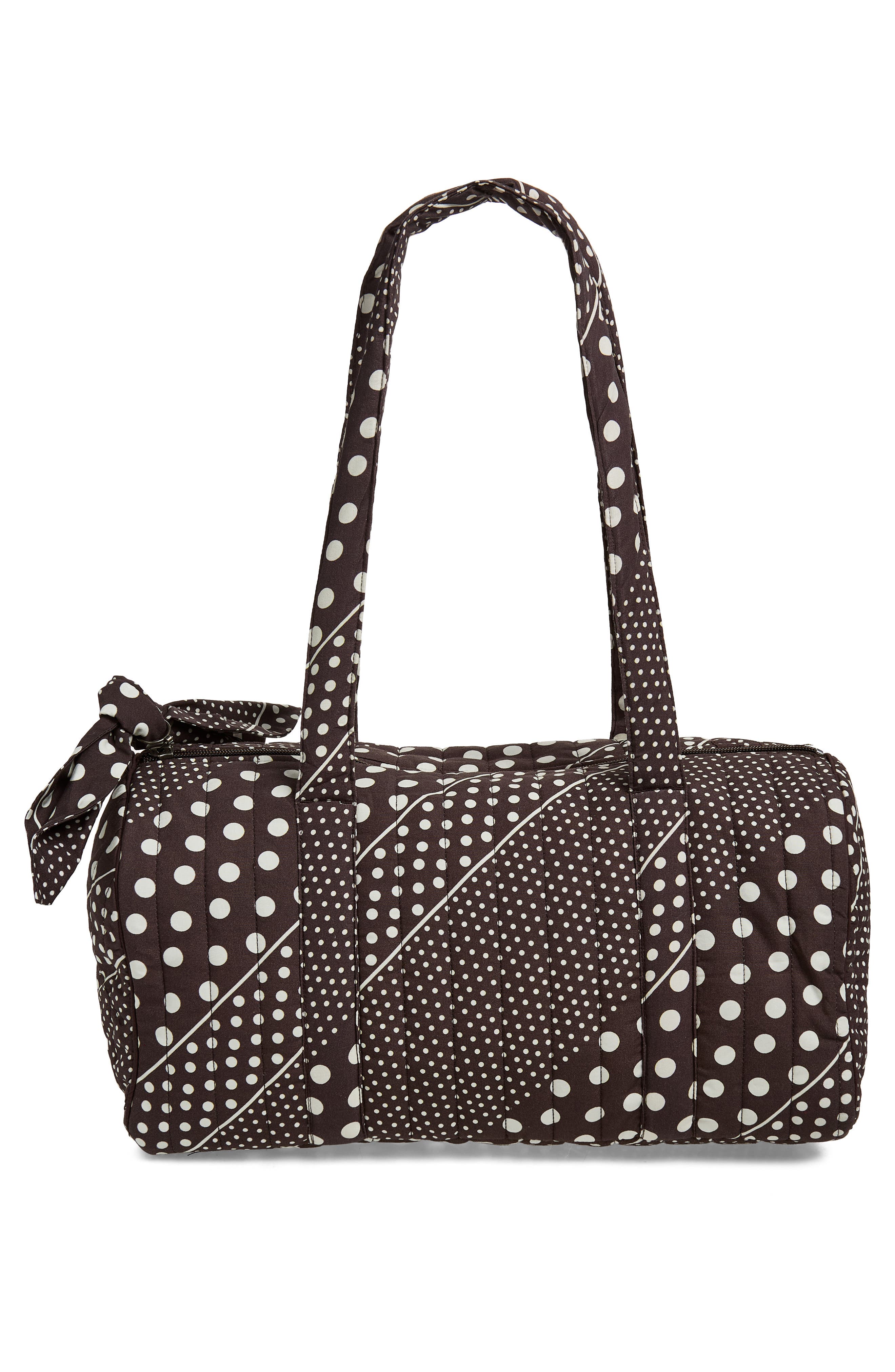 Damson Madder Quilted Weekender Duffle Bag, Alternate, color, Dark Brown