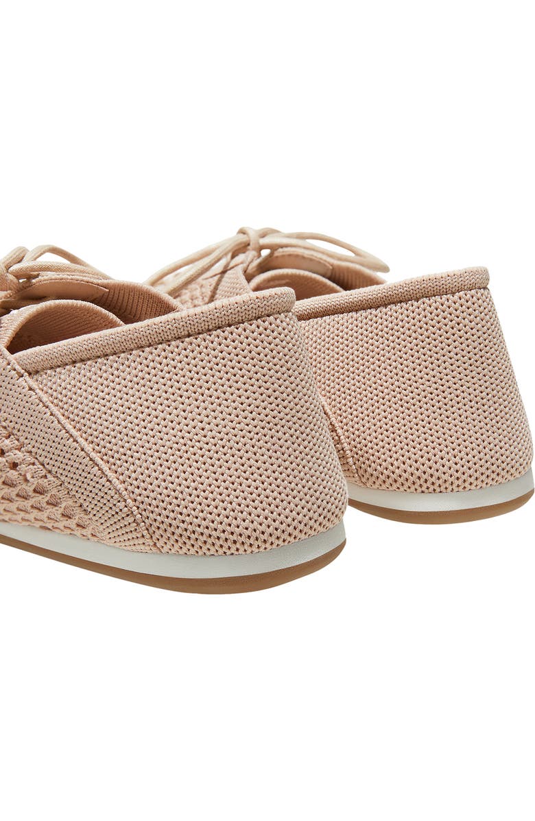 VIVAIA Round-Toe Lace-Up Mesh Sneakers, Alternate, color, Shell Tint