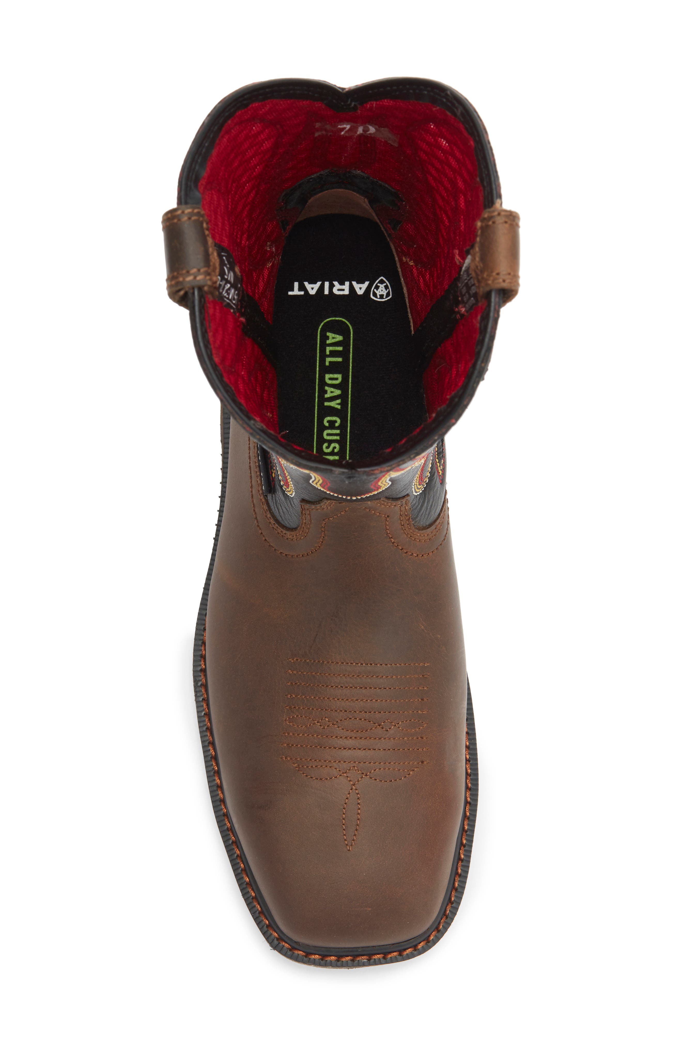 Ariat Groundbreaker Western Work Boot, Alternate, color, Brown/ Brown