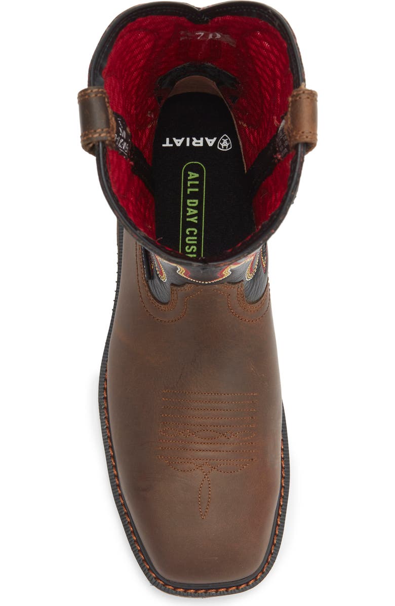 Ariat Groundbreaker Western Work Boot, Alternate, color, Brown/ Brown