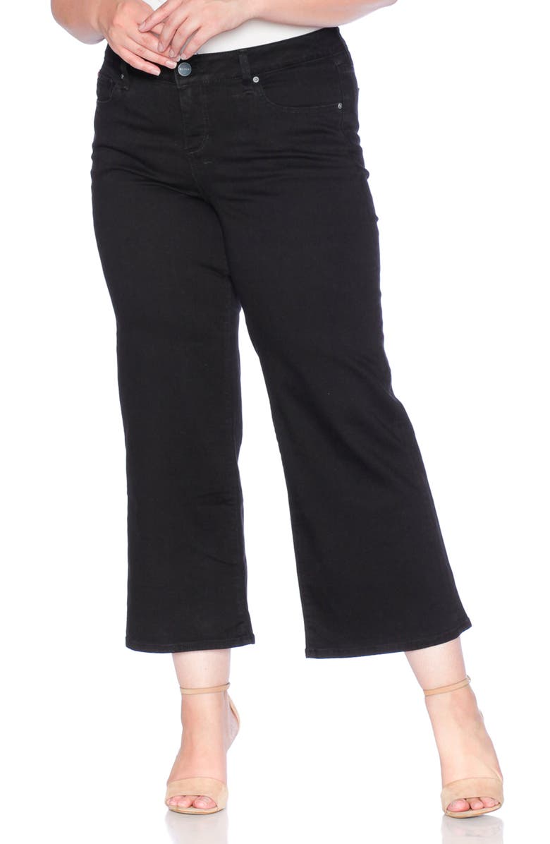 SLINK Jeans Wide Leg Crop Jeans, Main, color, 