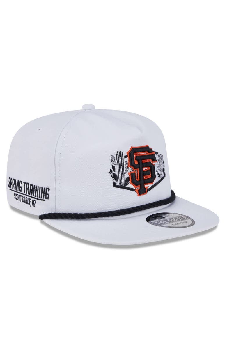 New Era Men's New Era  White San Francisco Giants 2025 Spring Training Palm Golfer Snapback Hat, Main, color, 