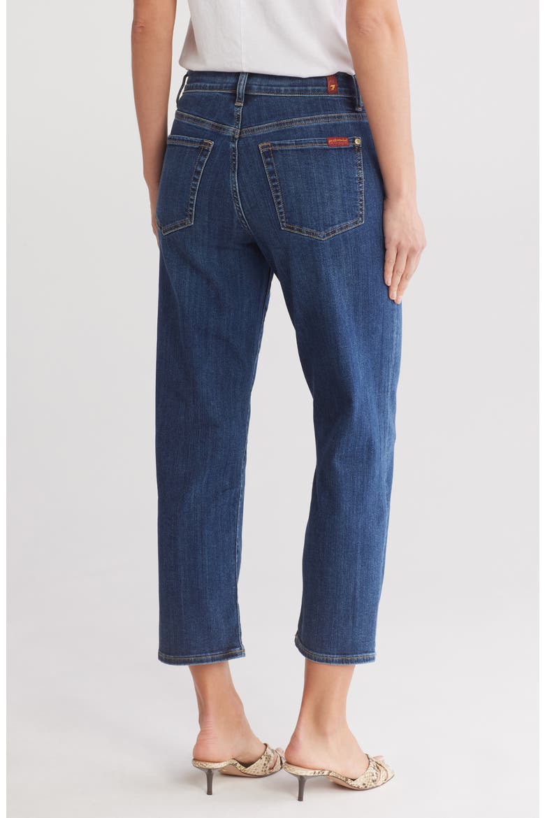 Modern Crop Straight Leg Jeans, Alternate, color, LAPIS