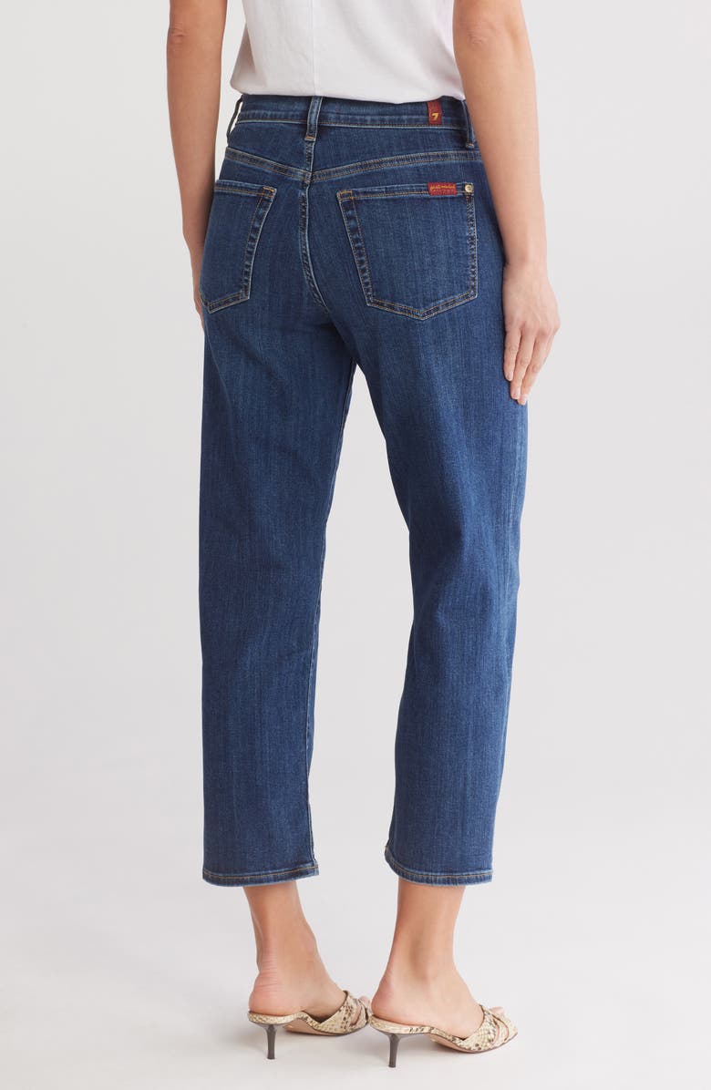 7 For All Mankind Modern Crop Straight Leg Jeans, Alternate, color,