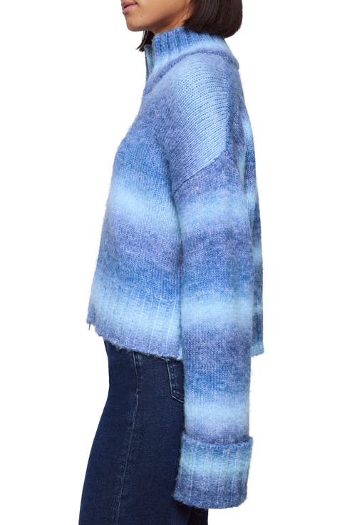 Jordan Ombre Zip Sweater