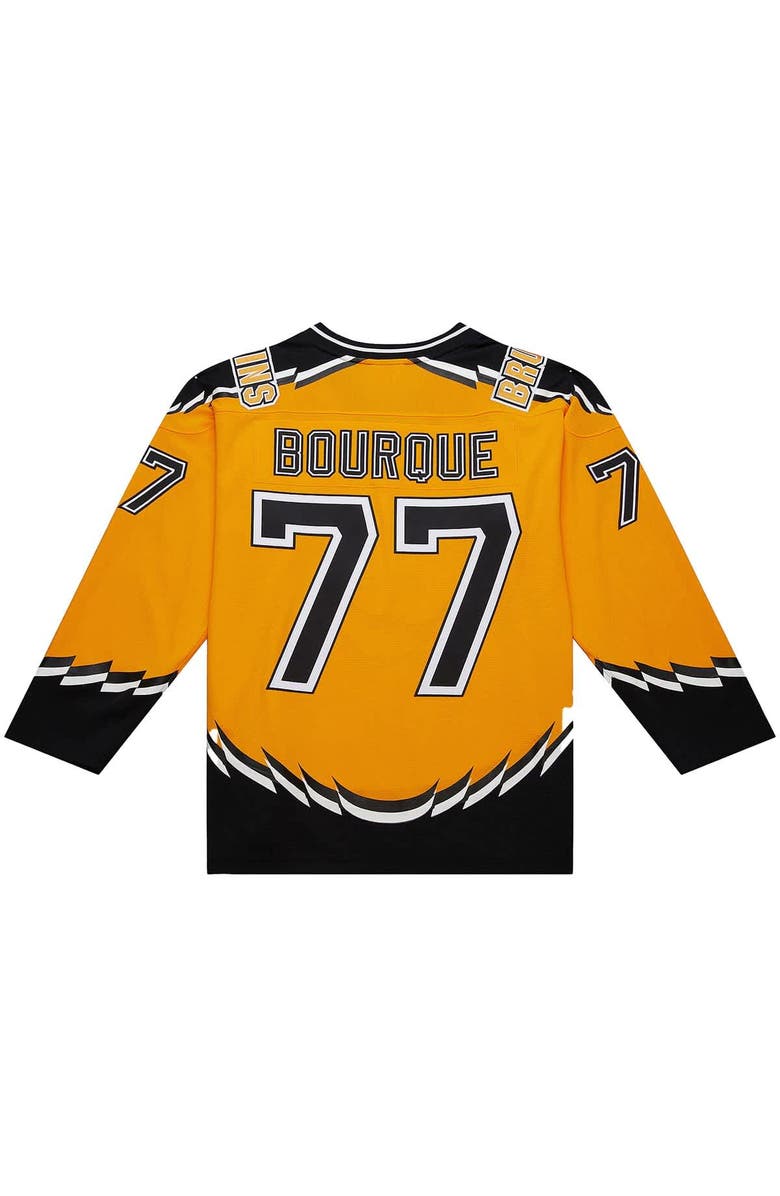 Mitchell & Ness Men's Mitchell & Ness Ray Bourque Gold Boston Bruins Big & Tall 1996-97 Blue Line 2.0 Jersey, Alternate, color, Gold