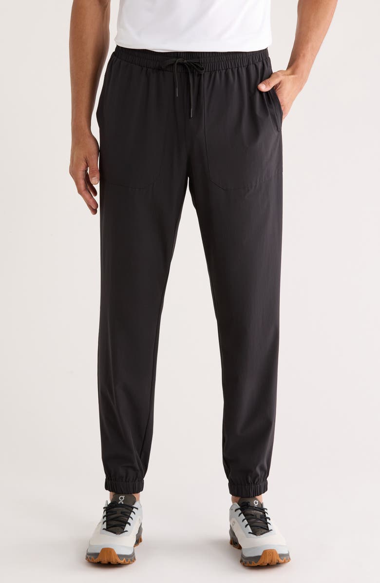 Z by Zella Sprint Pocket Joggers, Main, color, Black Caviar