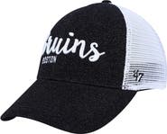 '47 Women's '47 Black/White Boston Bruins Encore MVP Trucker Snapback Hat