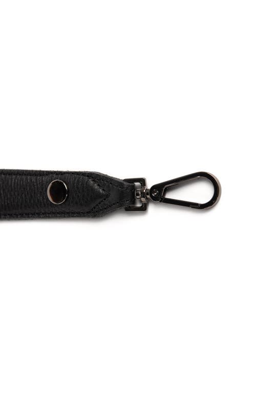 Hammitt Rivet Leather Bag Strap In Black