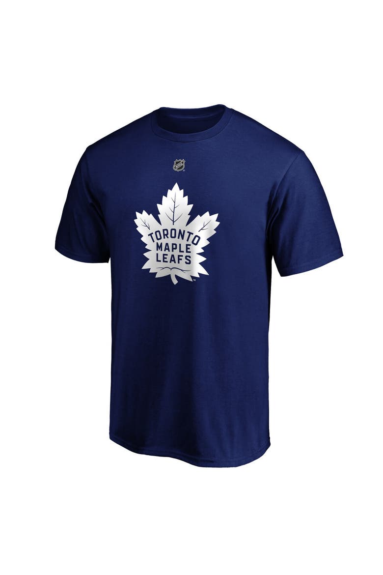 Men's Fanatics Branded Auston Matthews Blue Toronto Maple Leafs Big & Tall Name & Number T-Shirt, Alternate, color, Blue