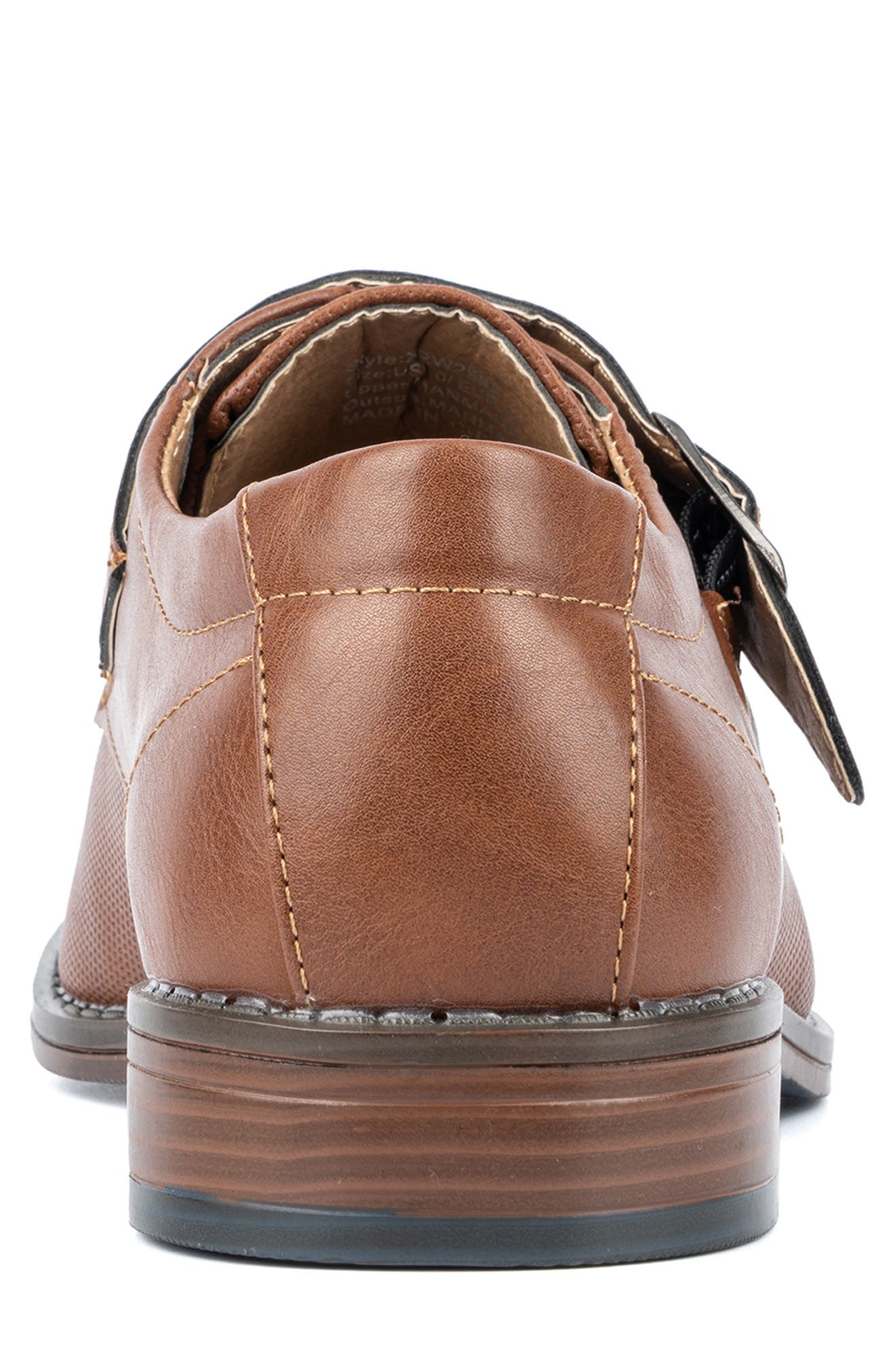 XRAY Amadeo Monk Strap Faux Leather Loafer, Alternate, color, Tan