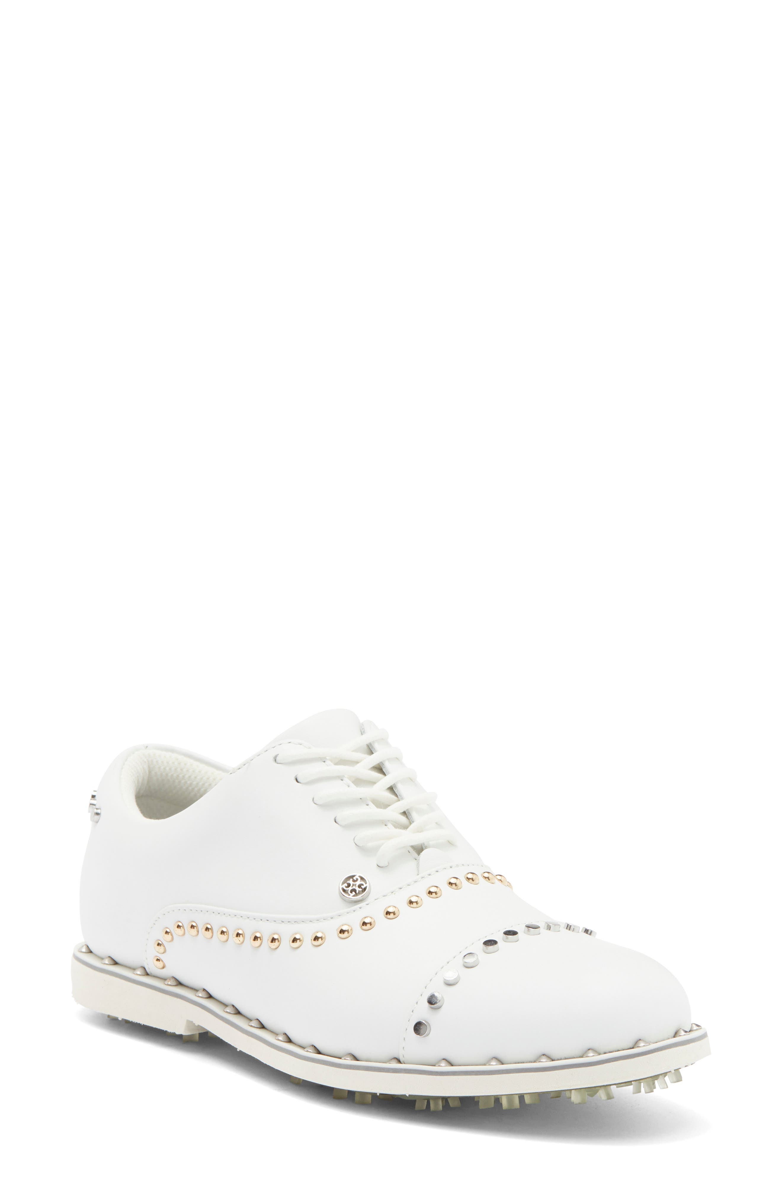 G/FORE Welt Studded Gallivanter Golf Shoe, Main, color, 