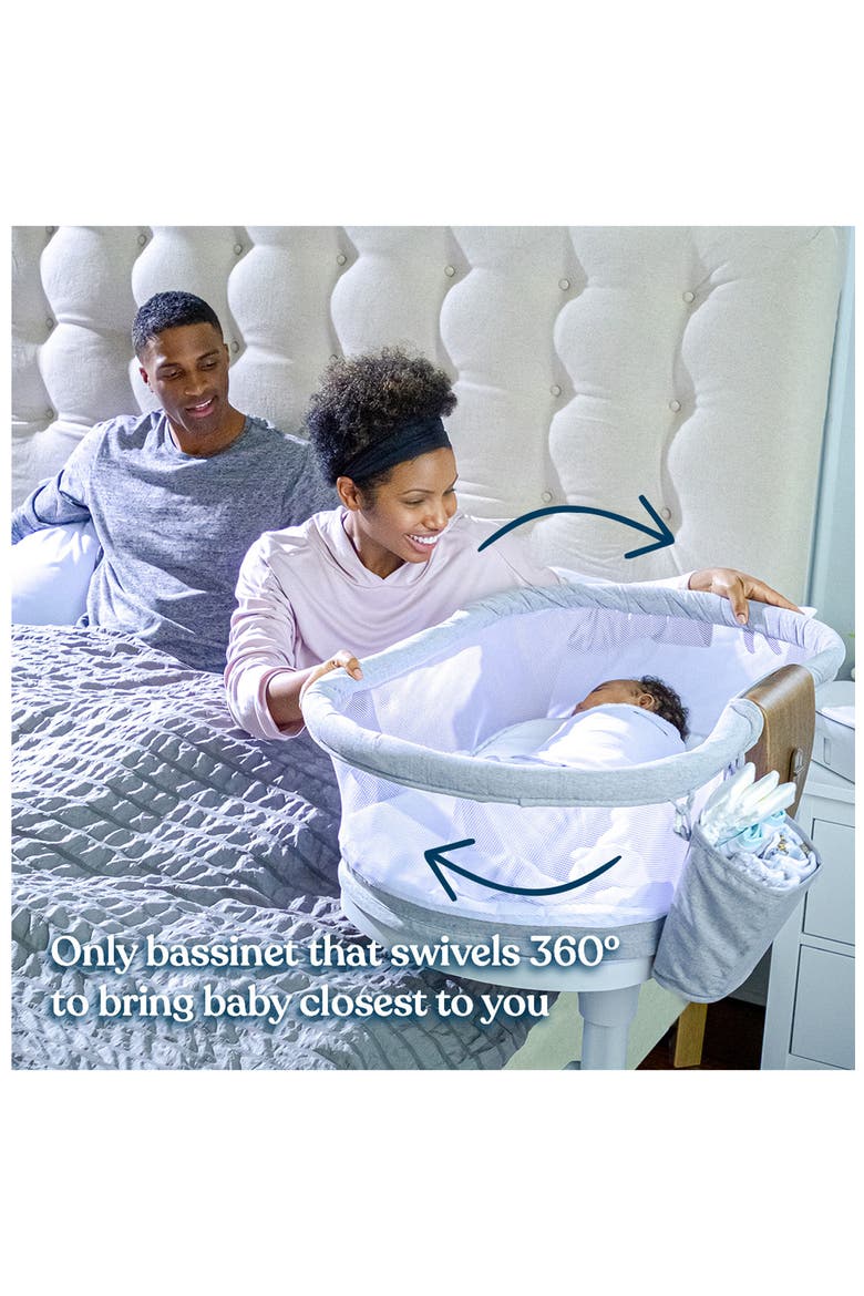 Halo® Bassinest™ LUXE Series Bedside Swivel Sleeper, Alternate, color, DOVE GRAY TWEED