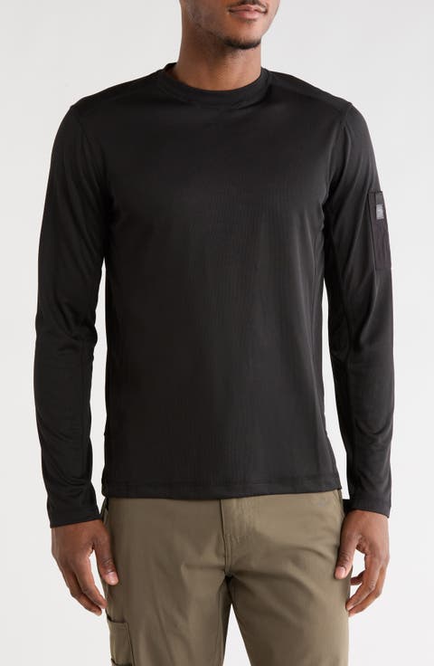 Jacquard Long Sleeve T-Shirt