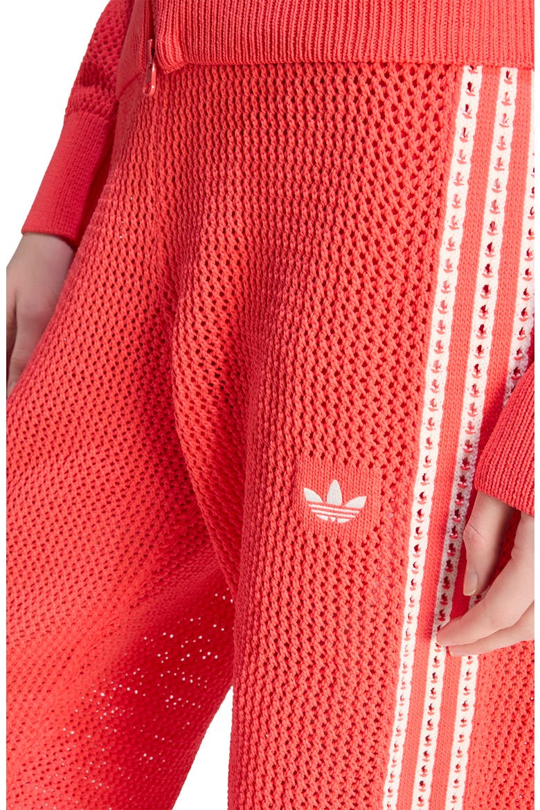 Firebird Open Knit Track Pants, Alternate, color, SEMI LUCID RED