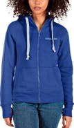 ANTIGUA Women's Antigua Royal Spelman College Jaguars Victory Full-Zip Hoodie